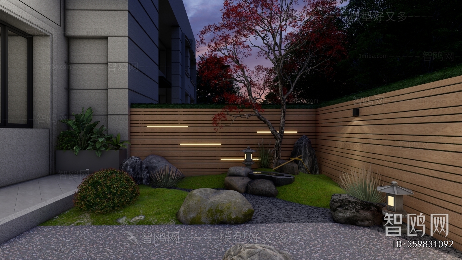 New Chinese Style Courtyard/landscape
