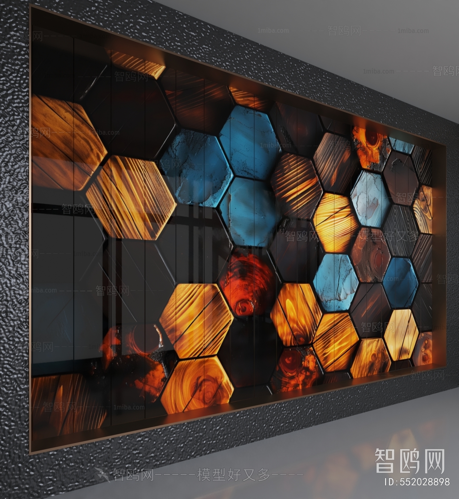 Industrial Style TV Wall