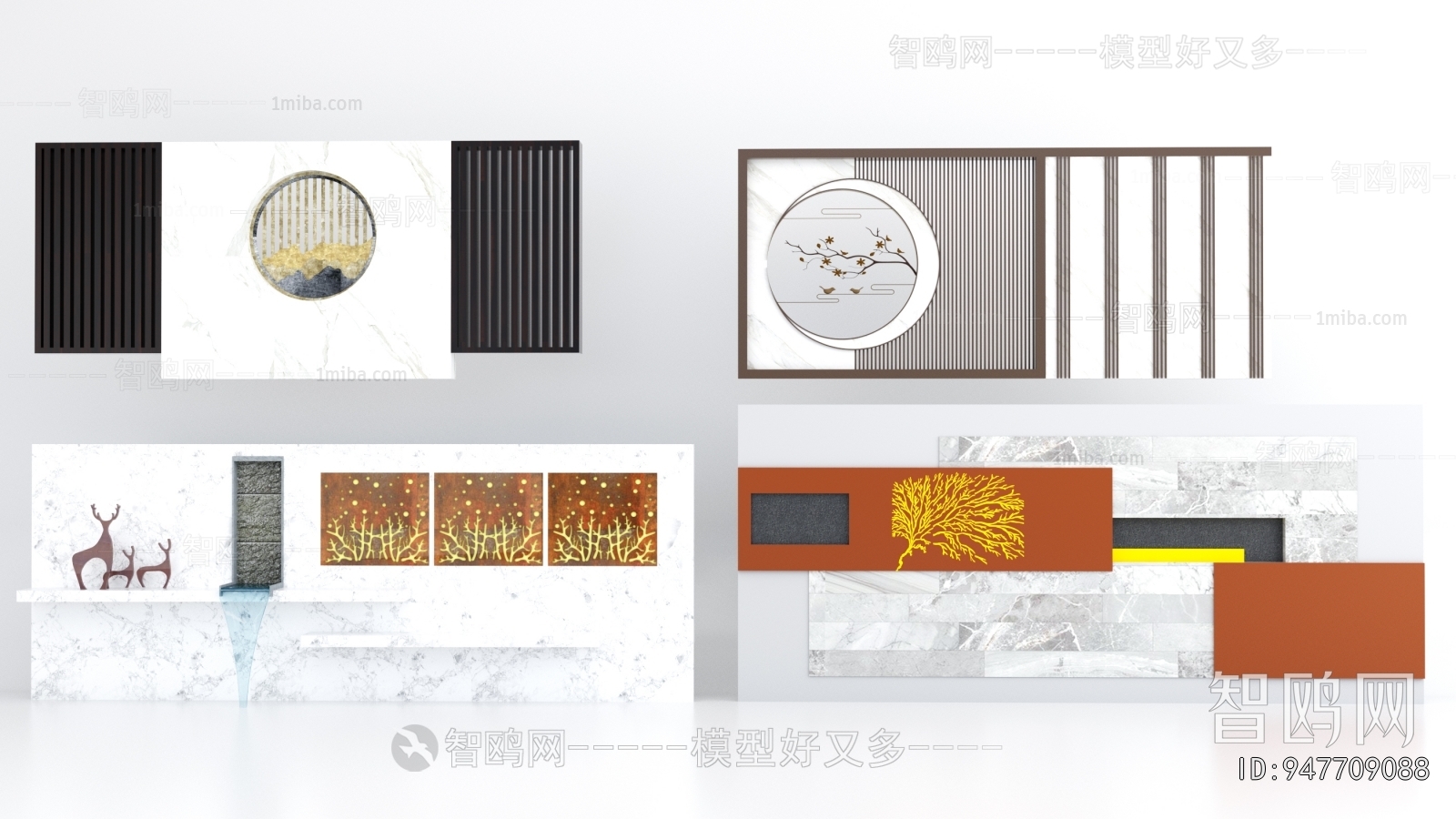 New Chinese Style Landscape Wall