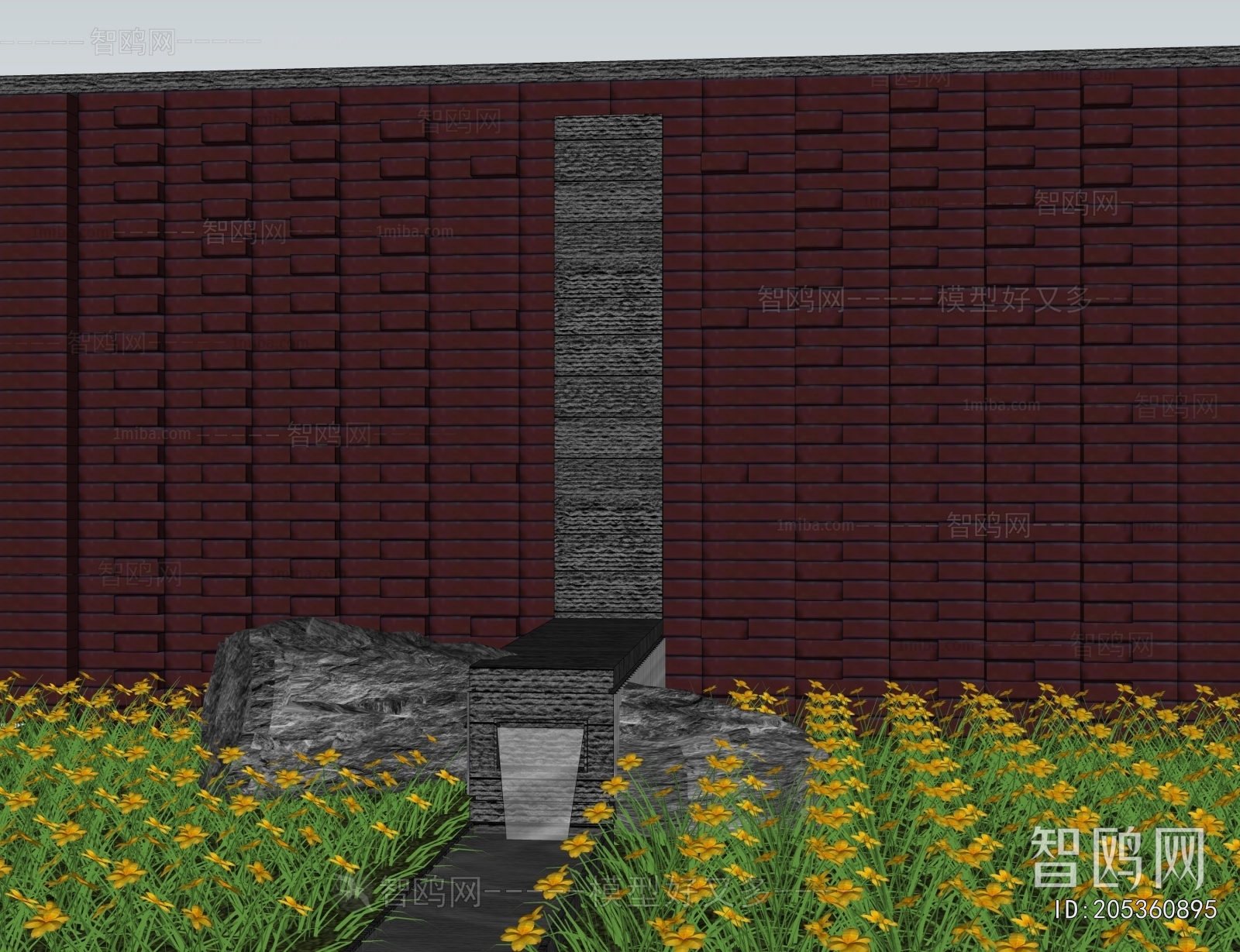Modern Landscape Wall