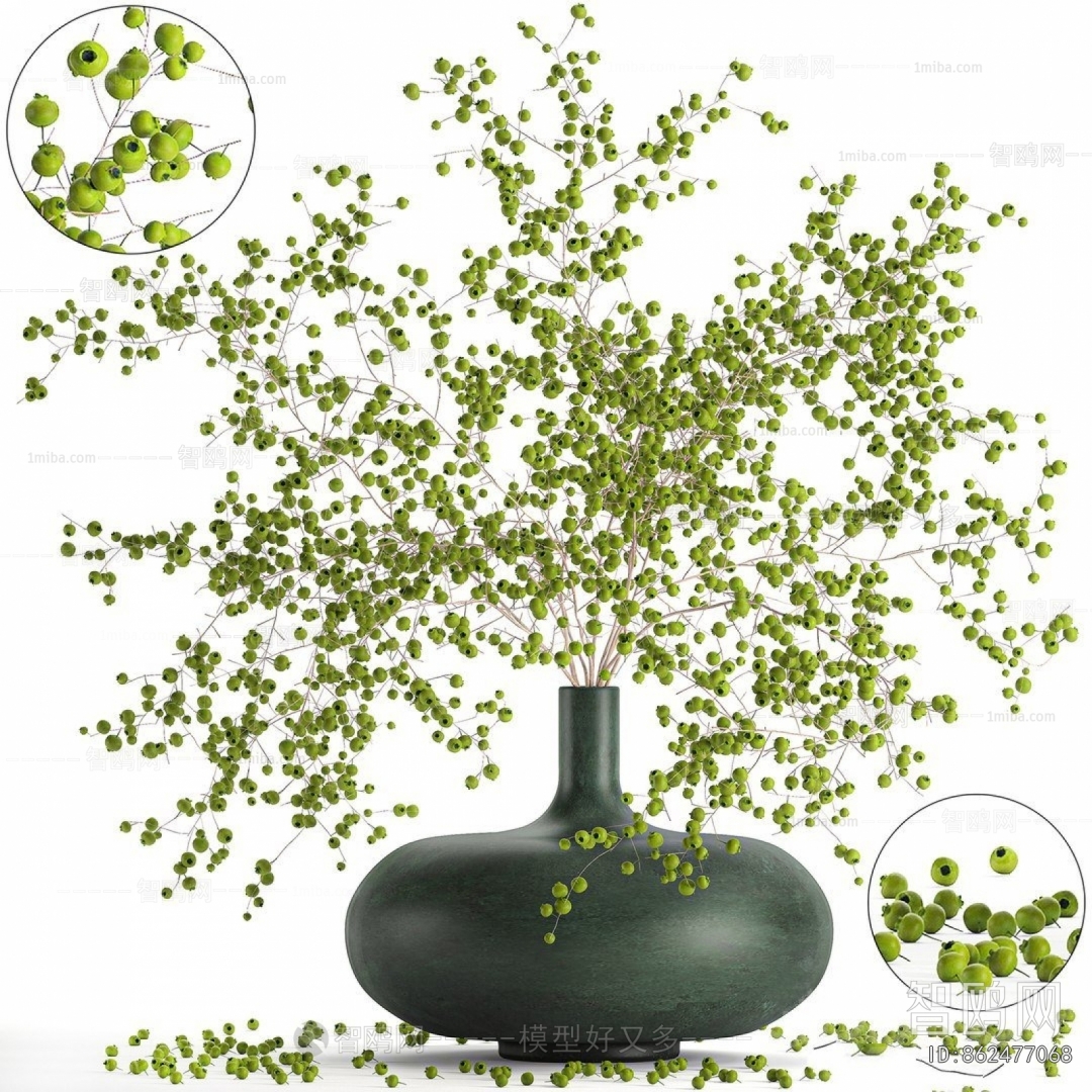 Modern Aquatic Green Plant