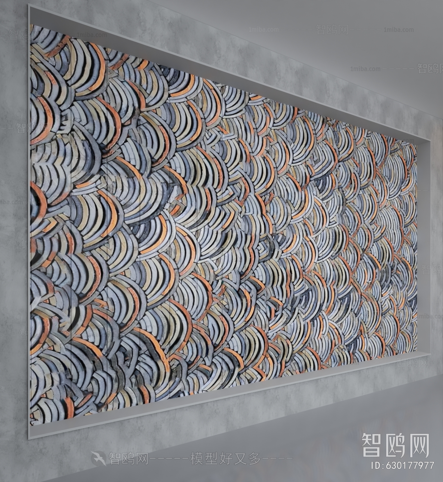 New Chinese Style TV Wall