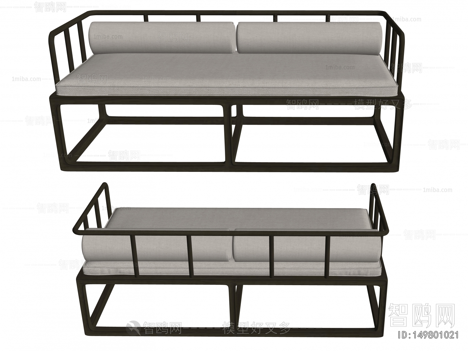 New Chinese Style A Sofa For Two