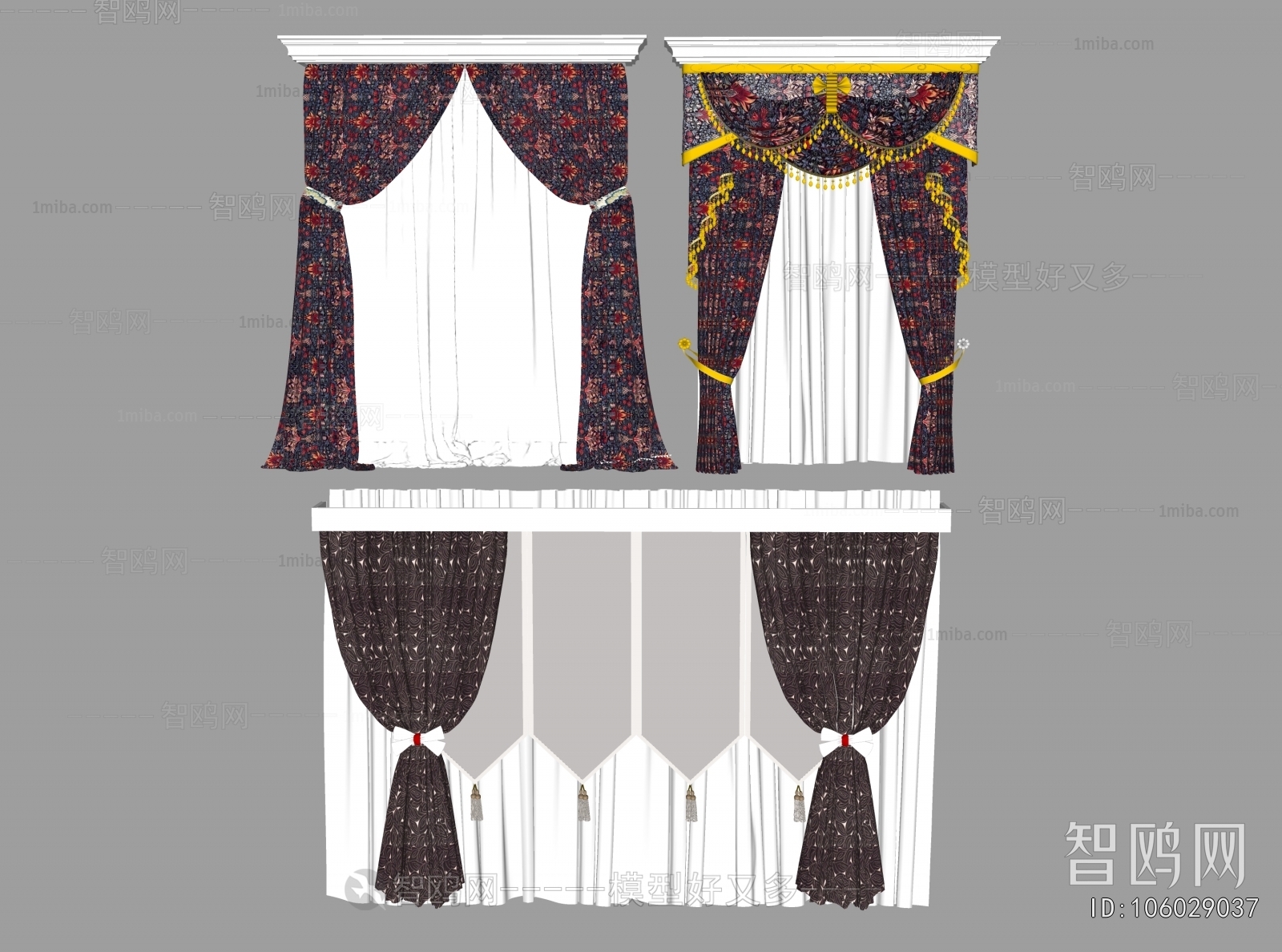 Simple European Style The Curtain