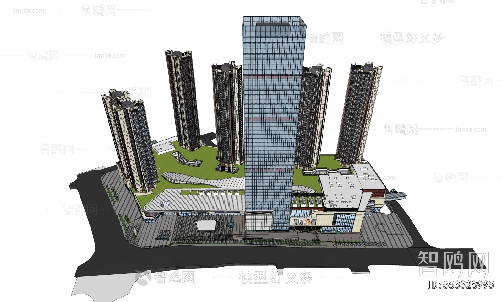 Modern Appearance Of Commercial Building