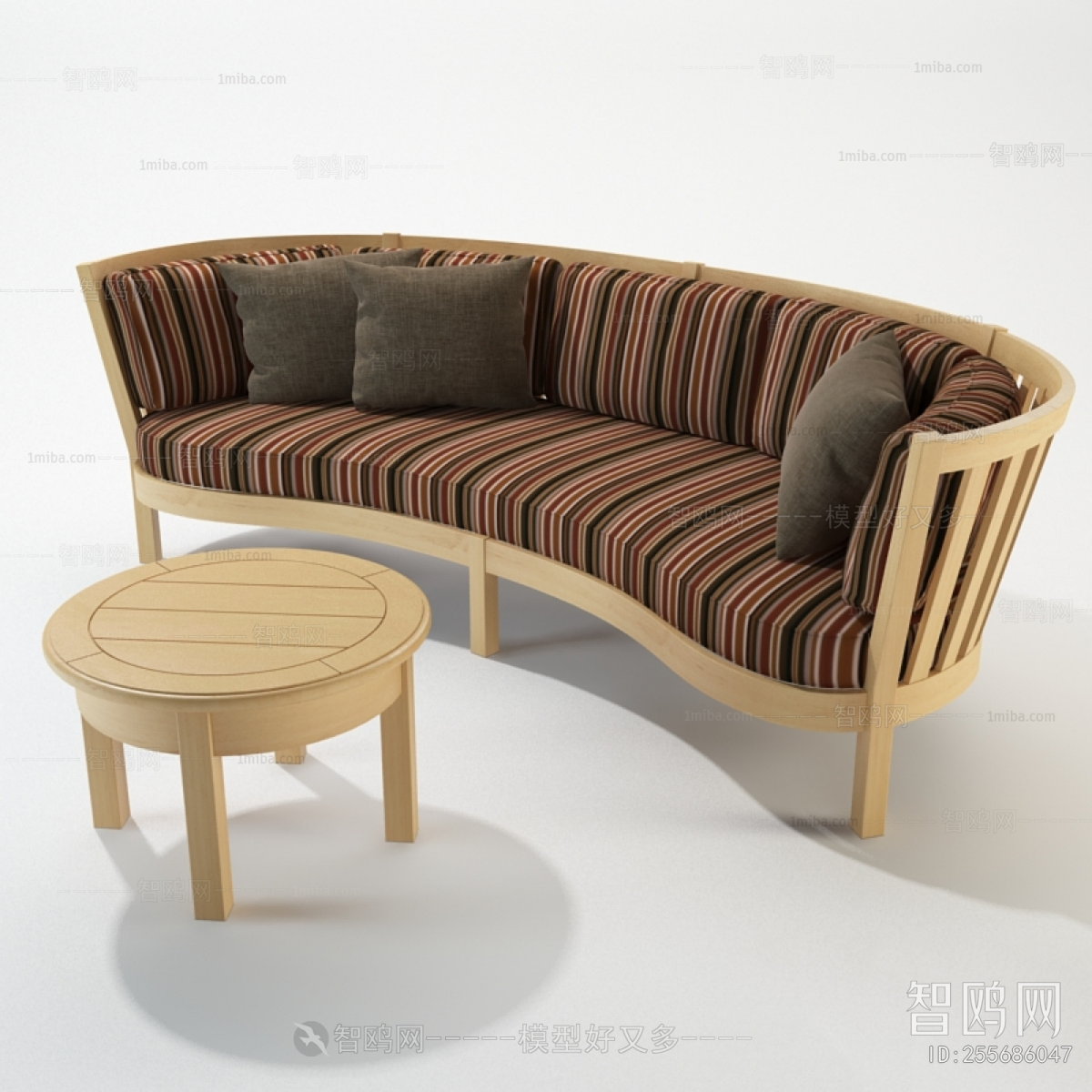 Modern Curved Sofa