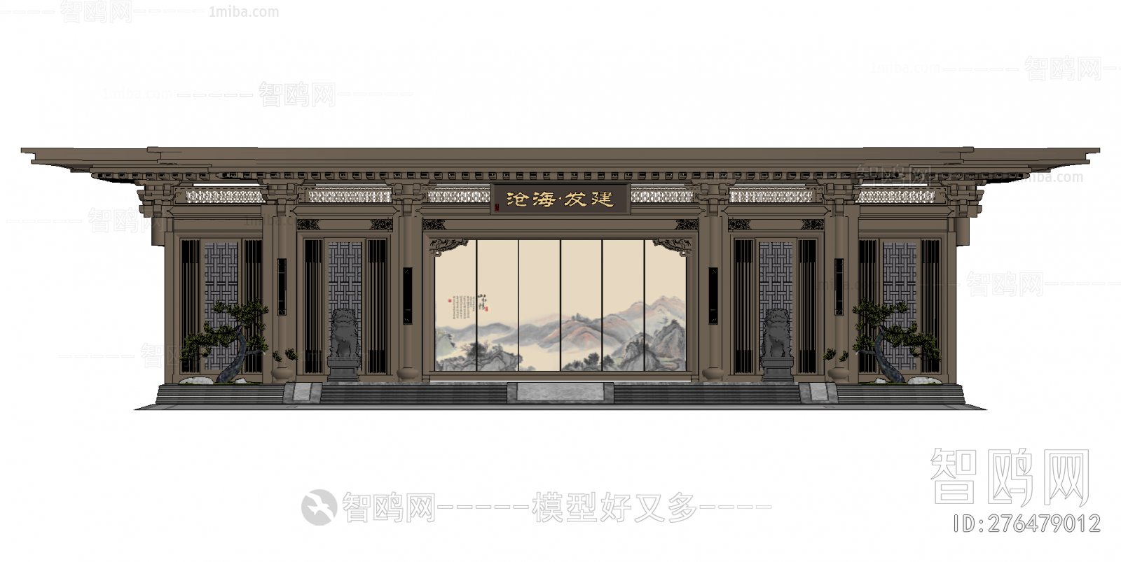 New Chinese Style Facade Element