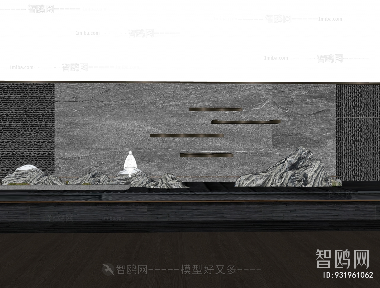 New Chinese Style Landscape Wall