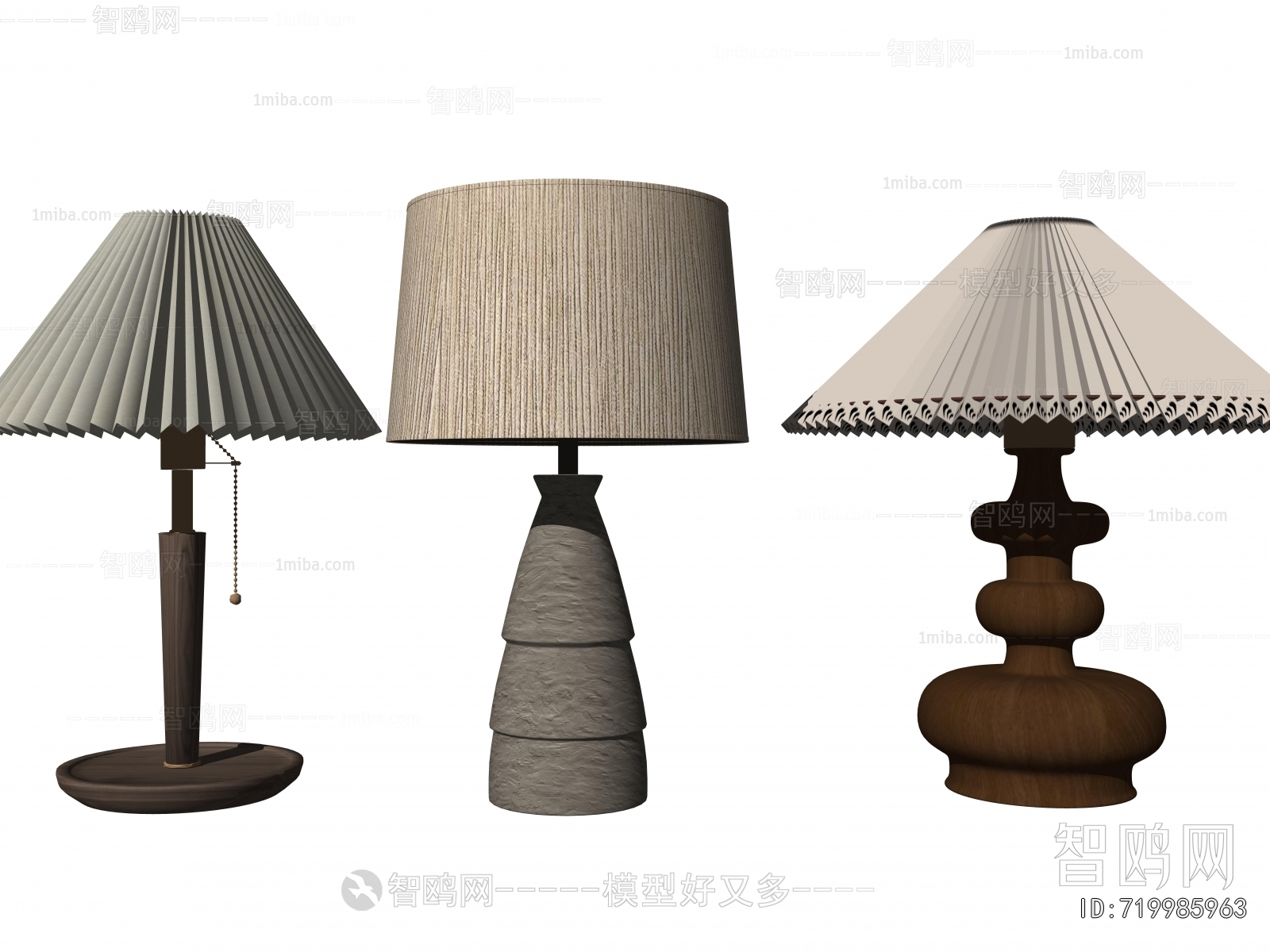 Wabi-sabi Style Table Lamp