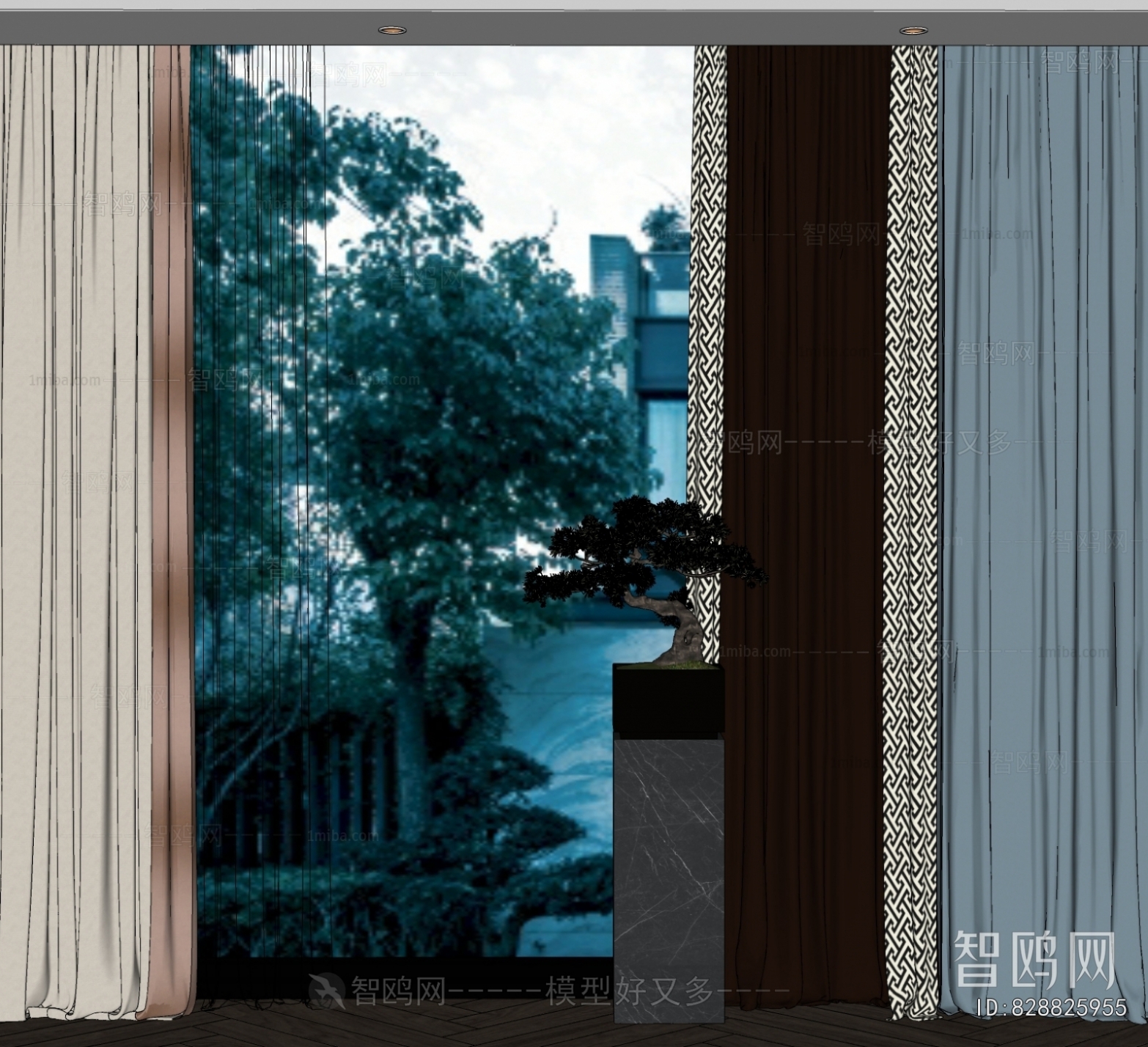 New Chinese Style The Curtain