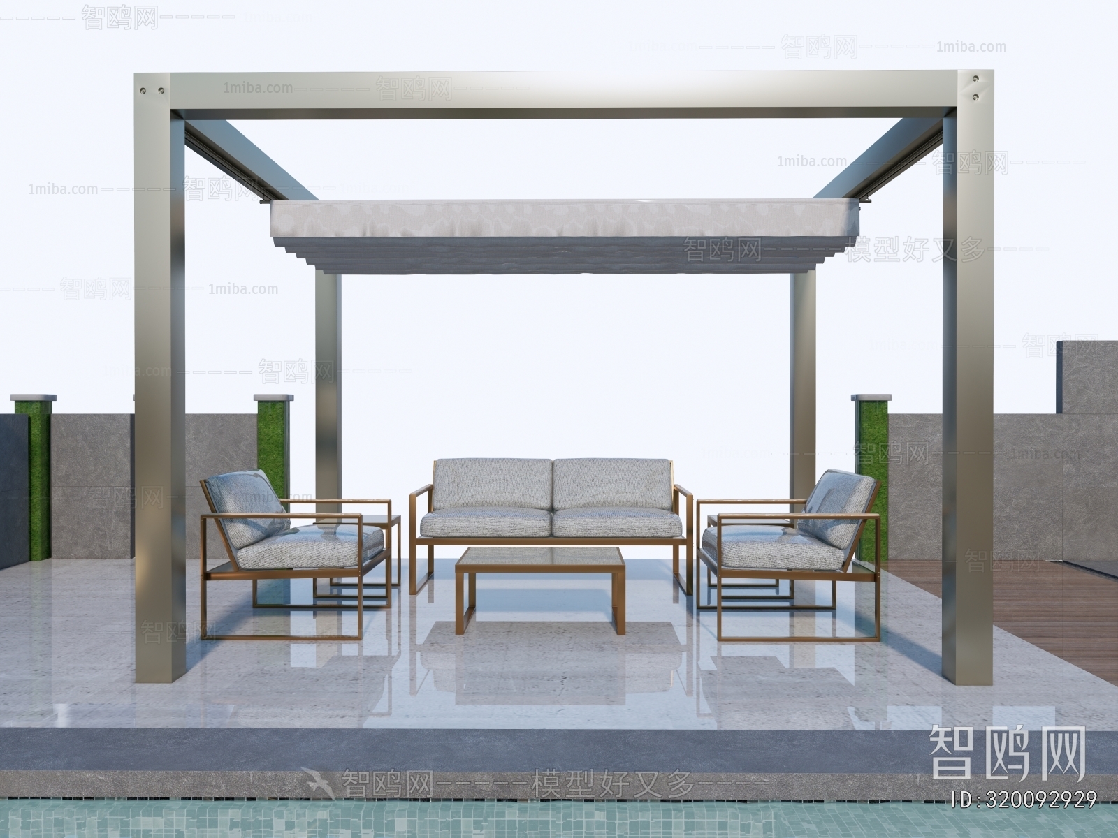 Modern Courtyard/landscape