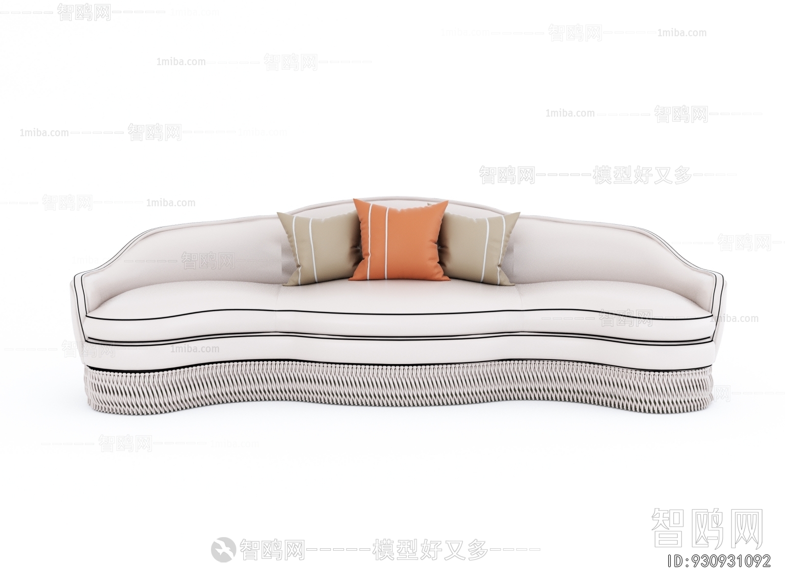 American Style Three-seat Sofa