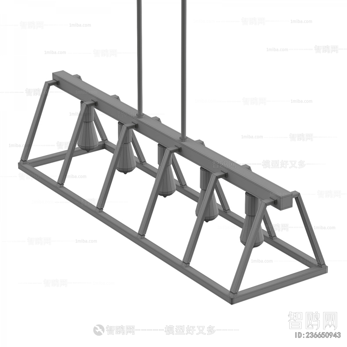 Modern Long Chandelier