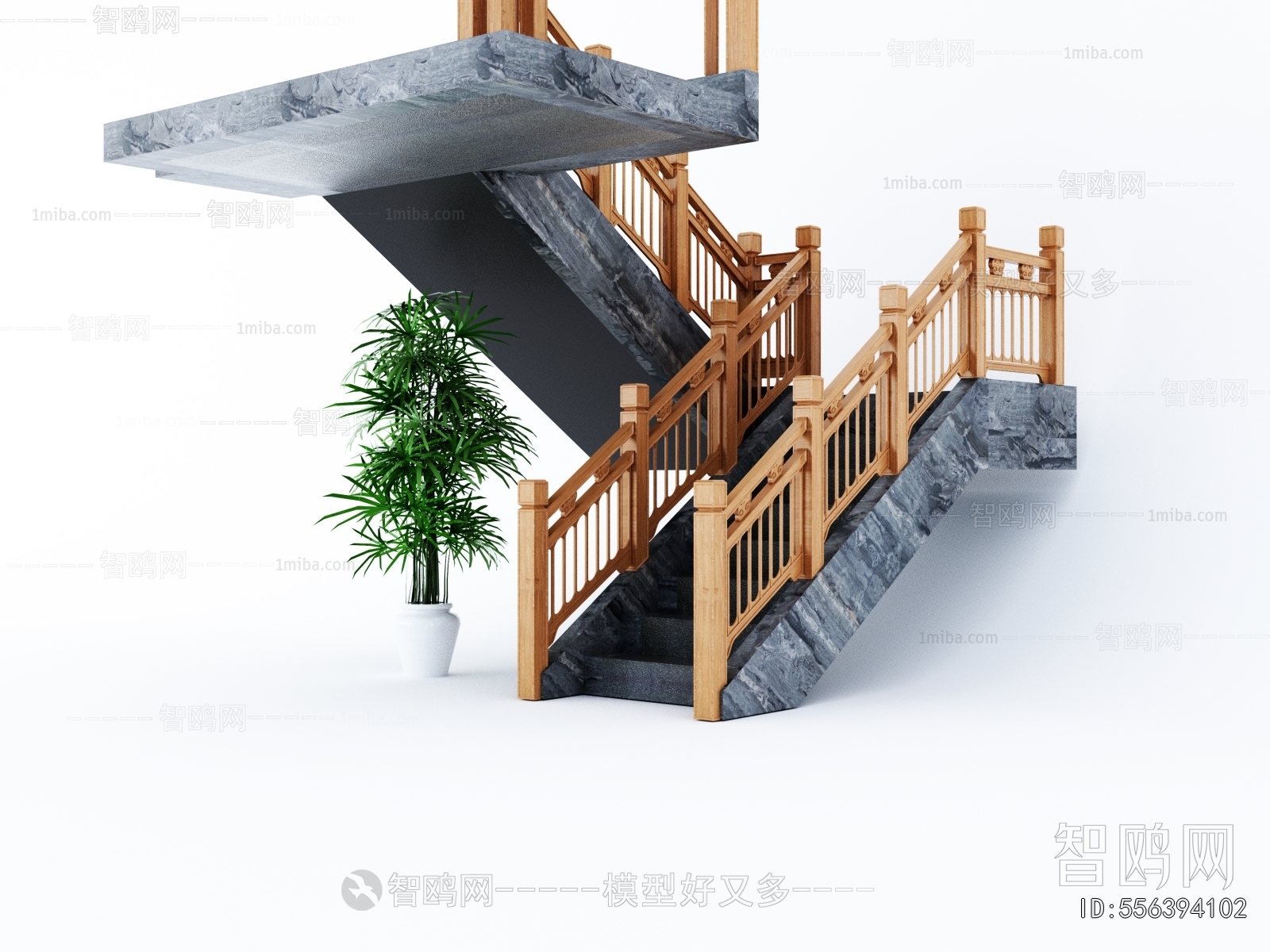 New Chinese Style Staircase