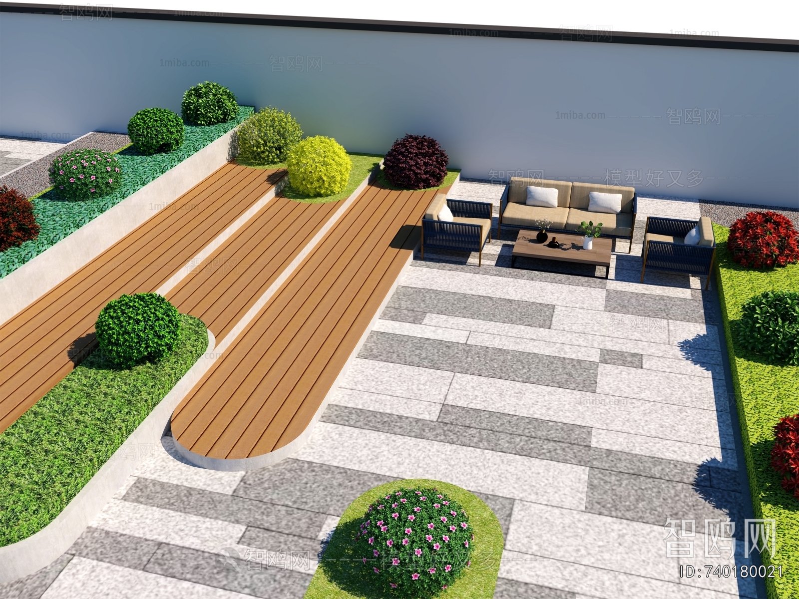 Modern Park Landscape