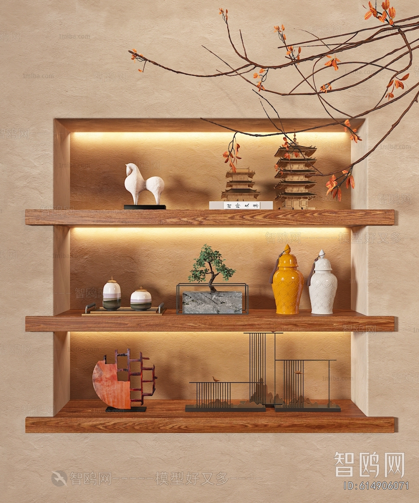 New Chinese Style Decorative Set