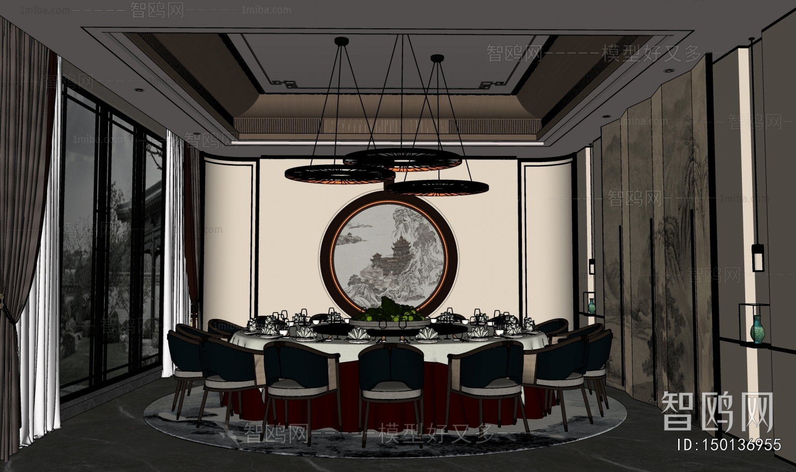 New Chinese Style Restaurant Box