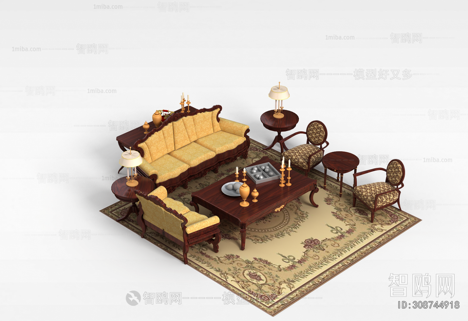 European Style Sofa Combination