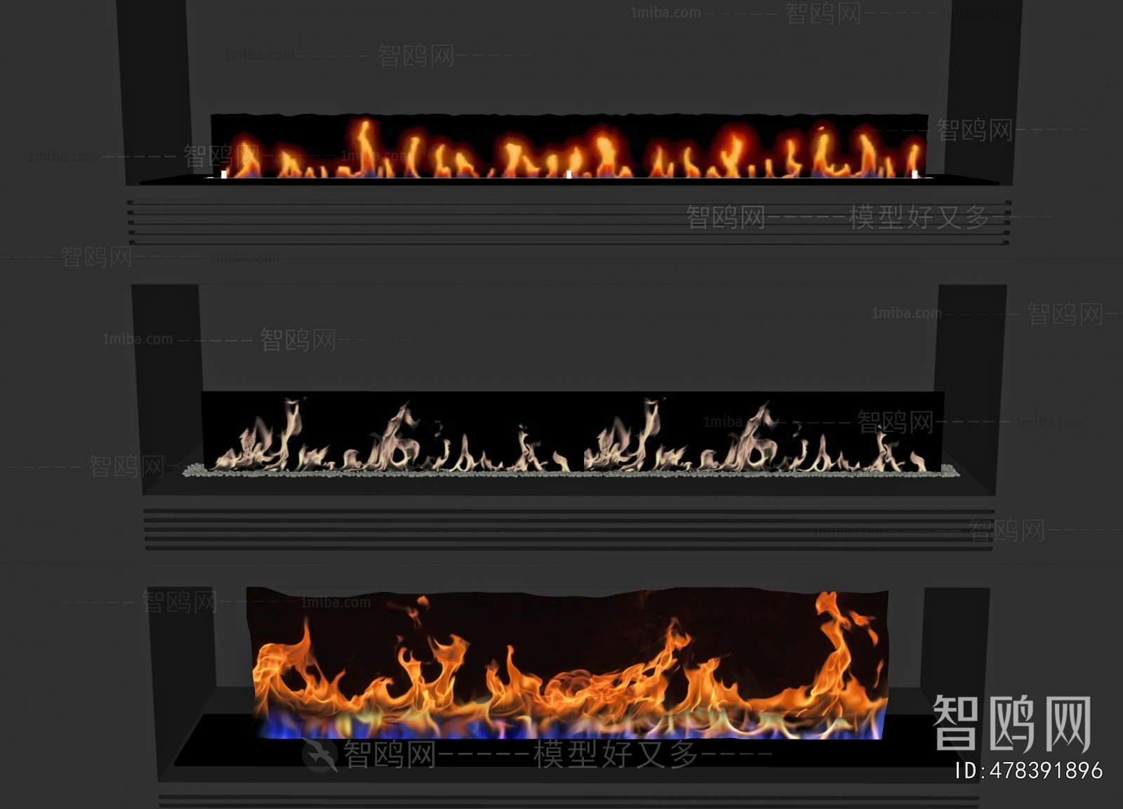 Modern Electronic Fireplace