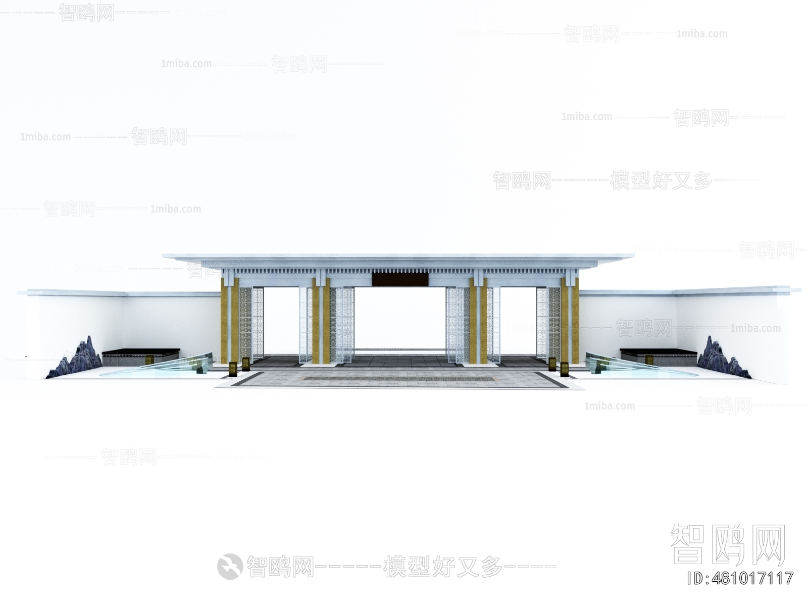 New Chinese Style Facade Element