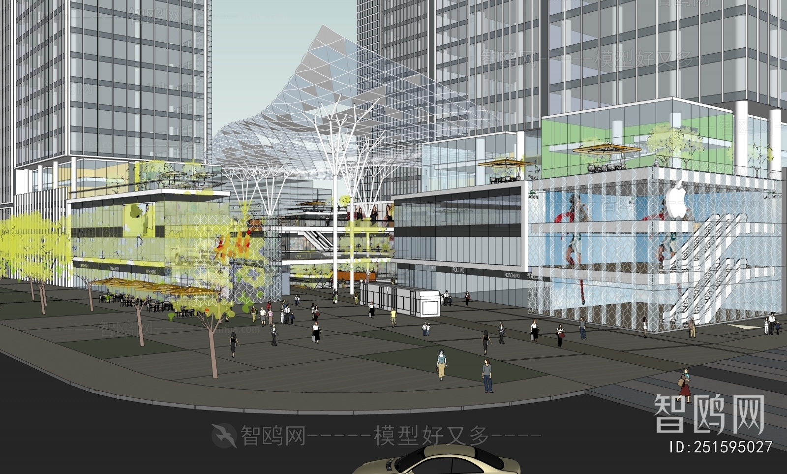 Modern Appearance Of Commercial Building