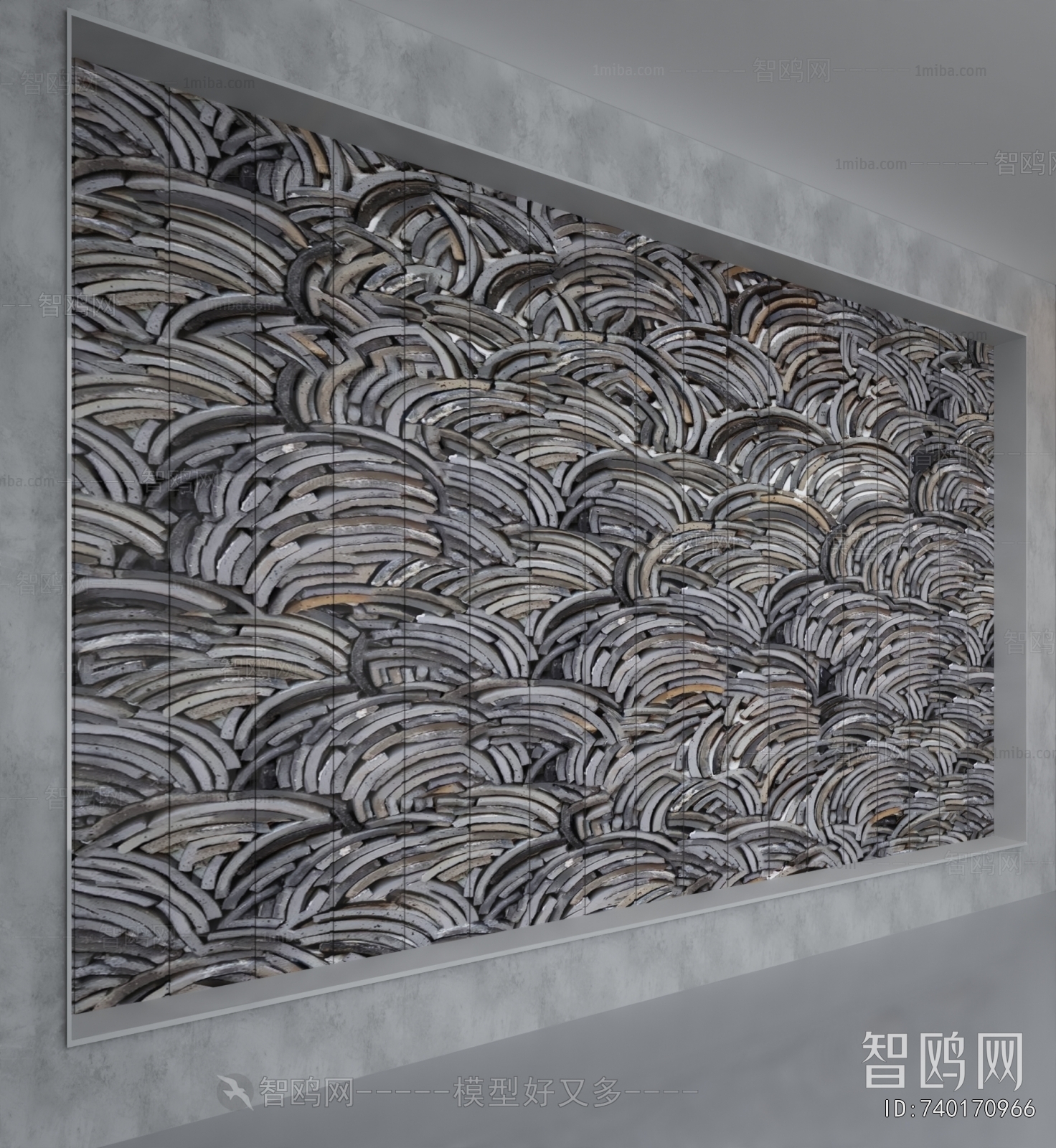 New Chinese Style TV Wall