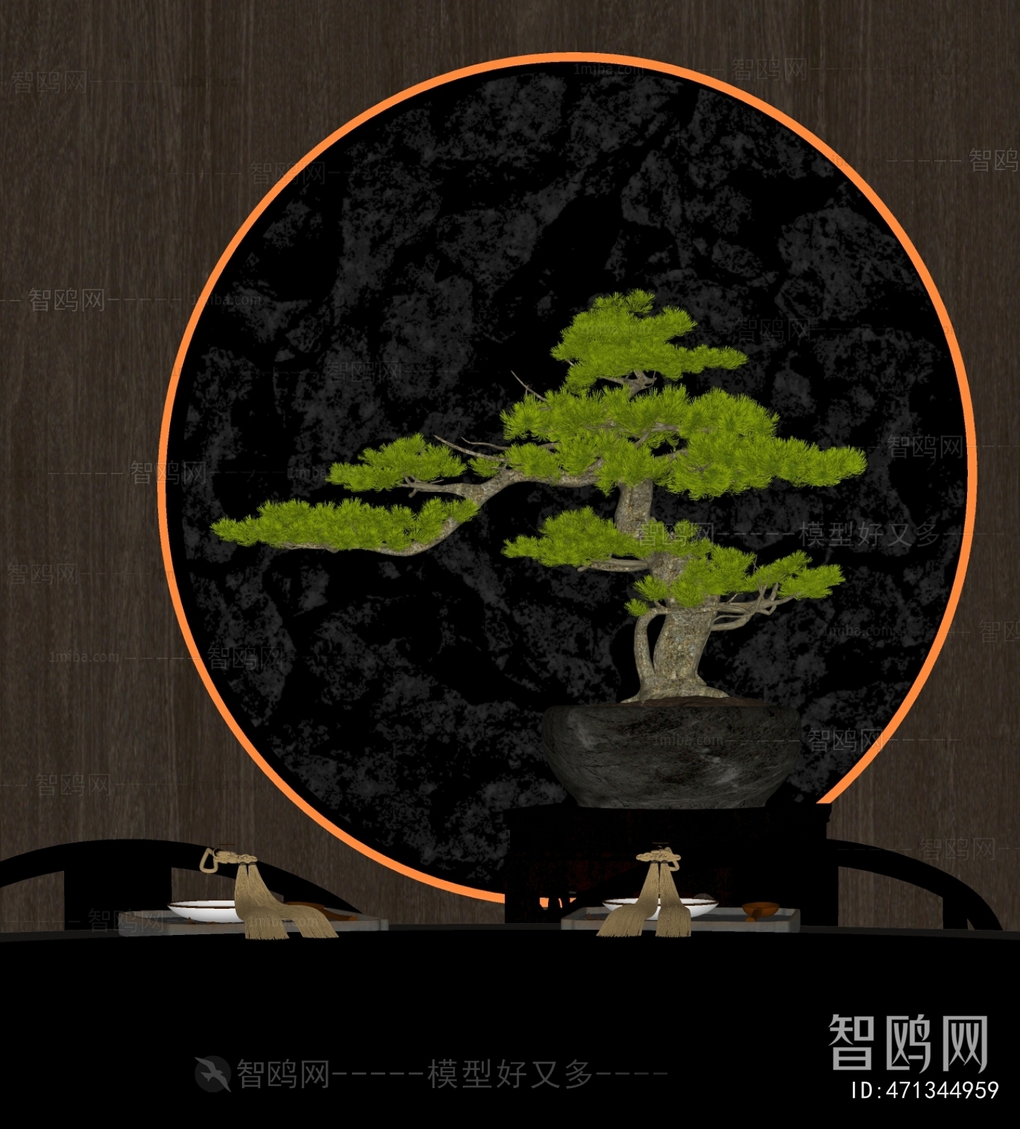 New Chinese Style Bonsai