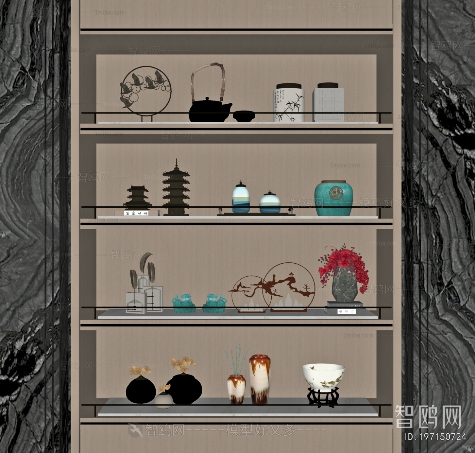 New Chinese Style Decorative Set