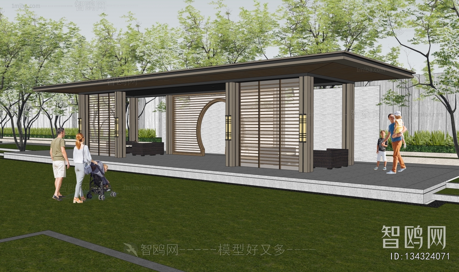 New Chinese Style Gallery Frame