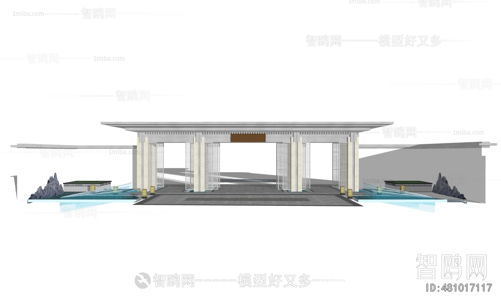 New Chinese Style Facade Element