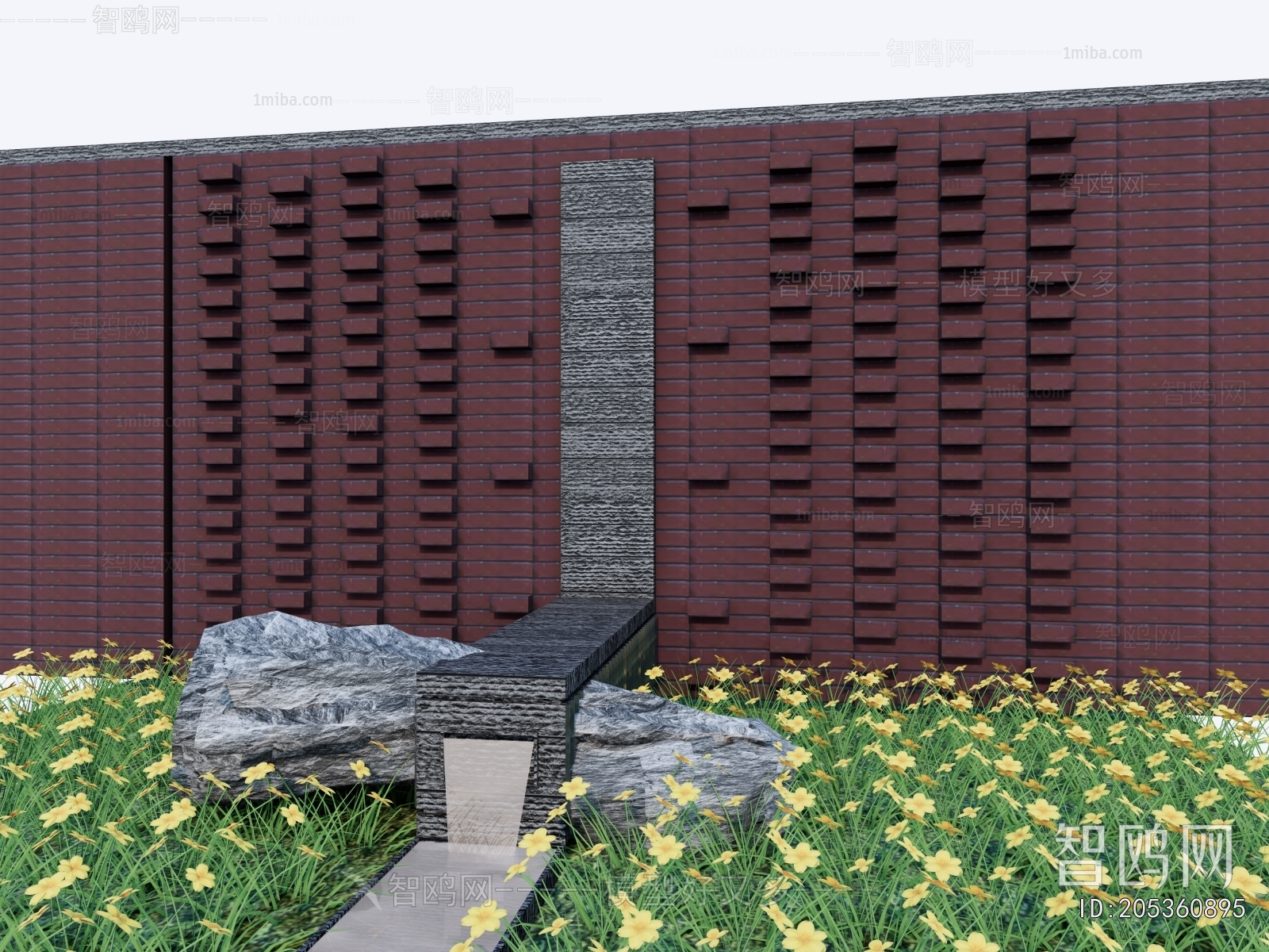 Modern Landscape Wall