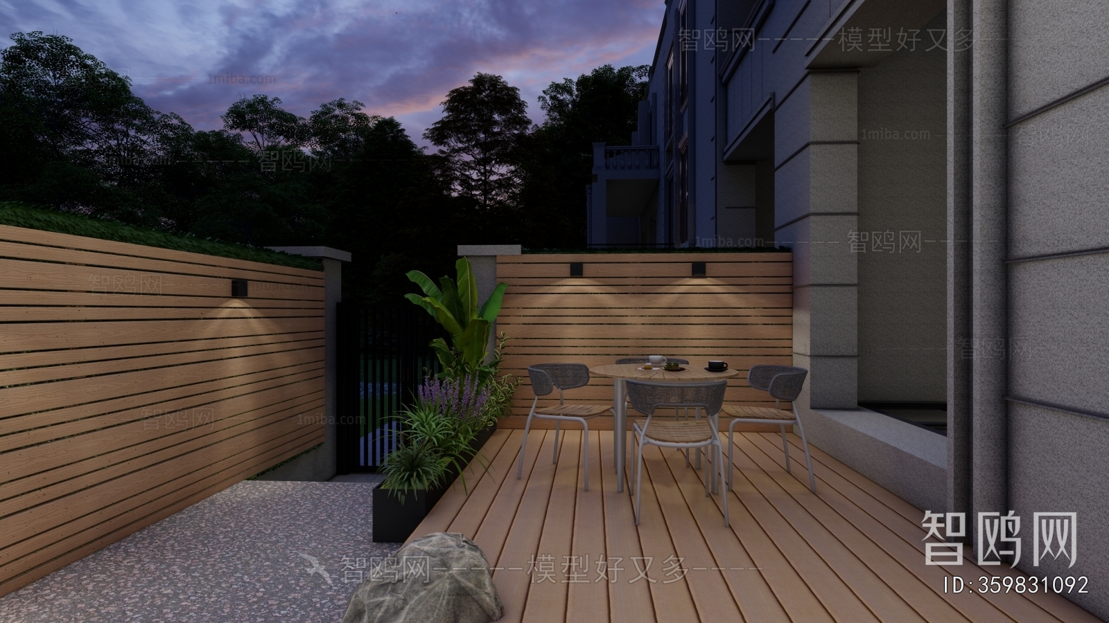 New Chinese Style Courtyard/landscape