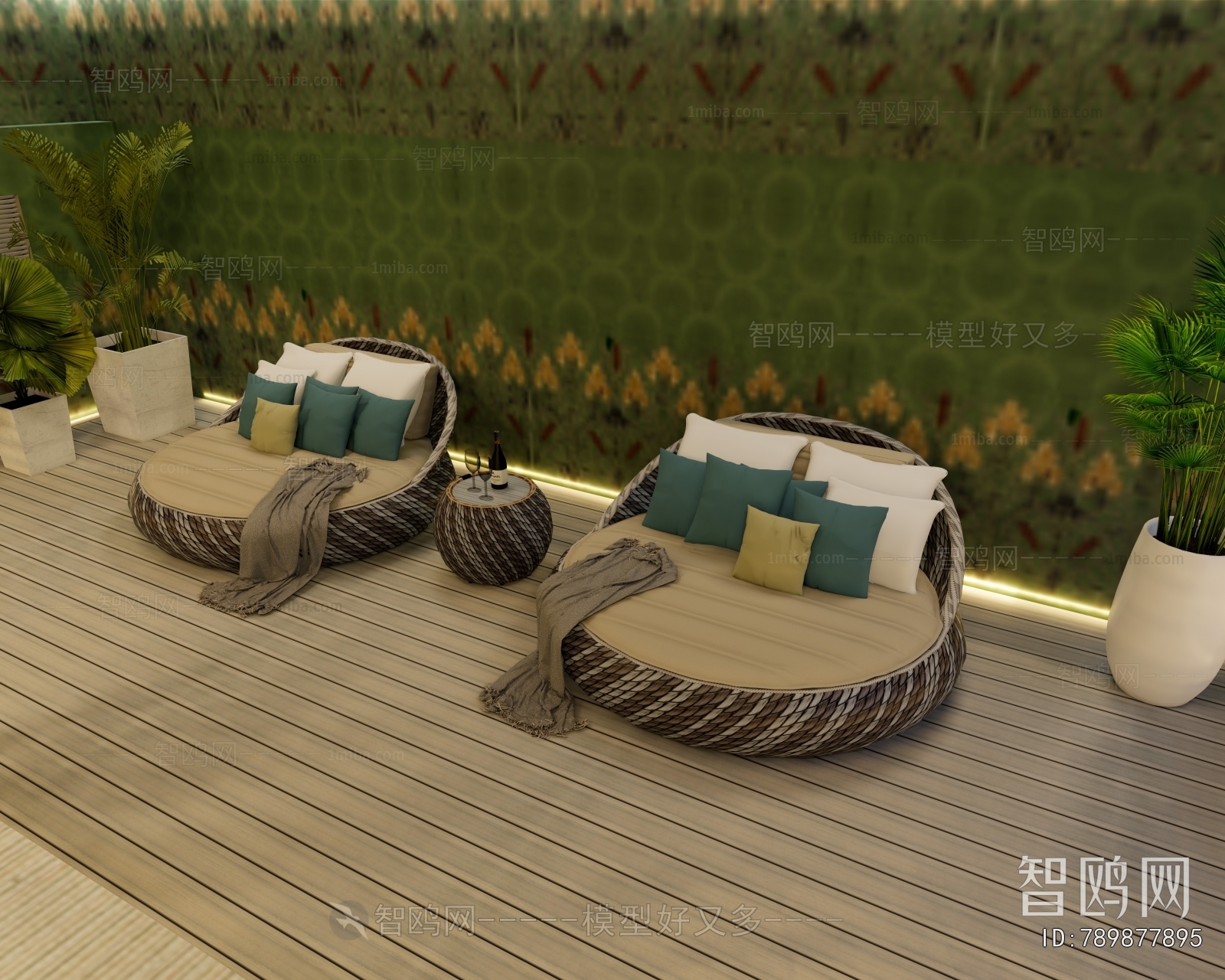 Modern Courtyard/landscape