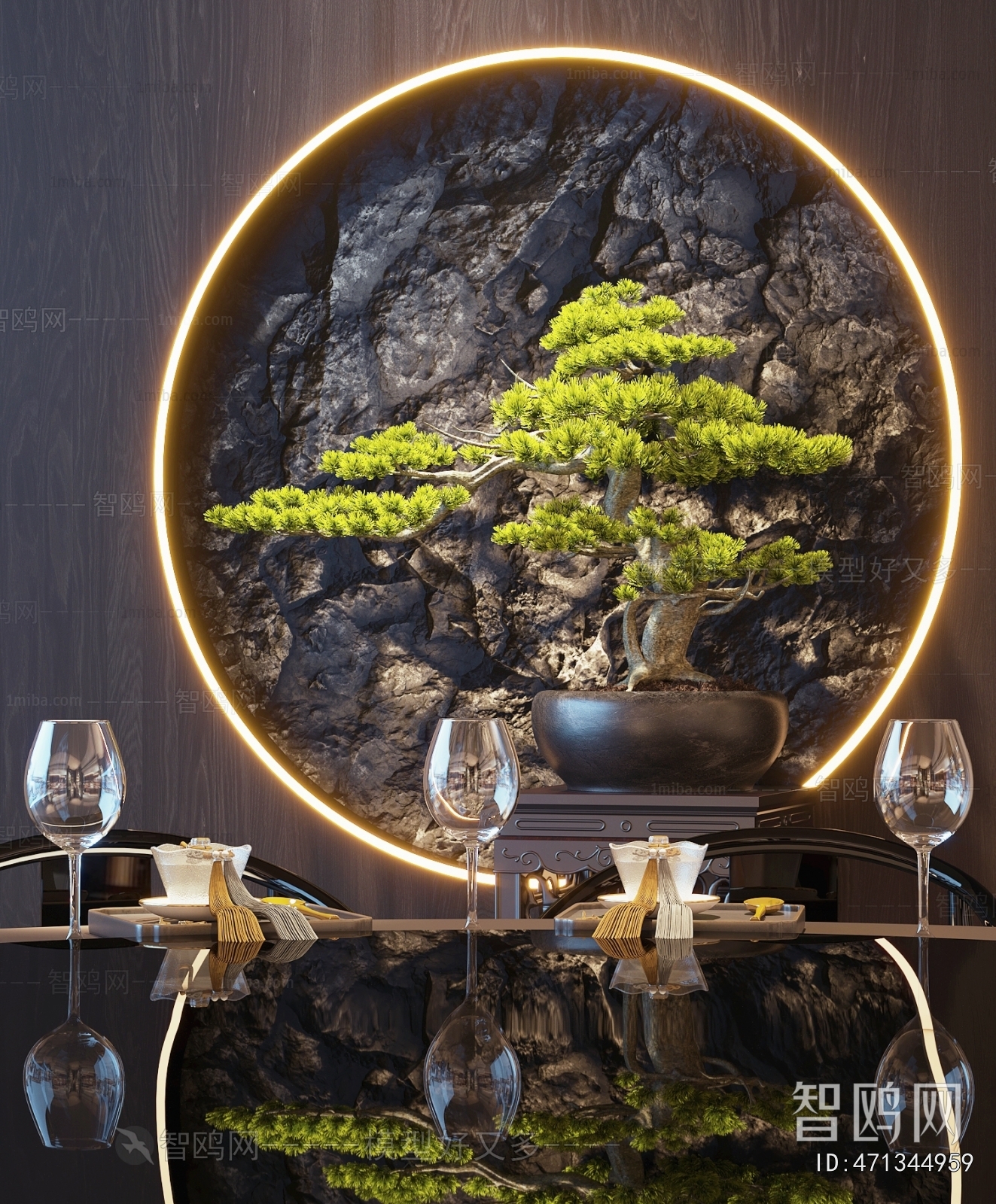 New Chinese Style Bonsai