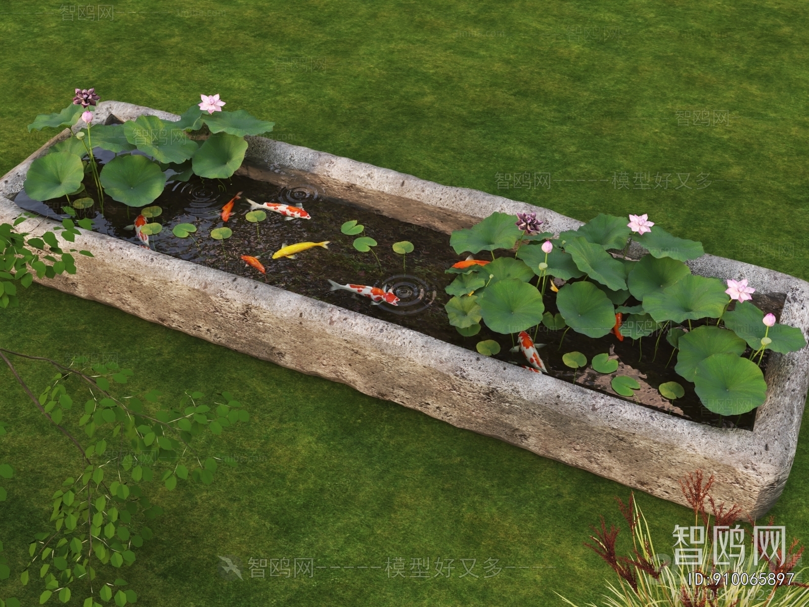 Modern Rockery Waterscape