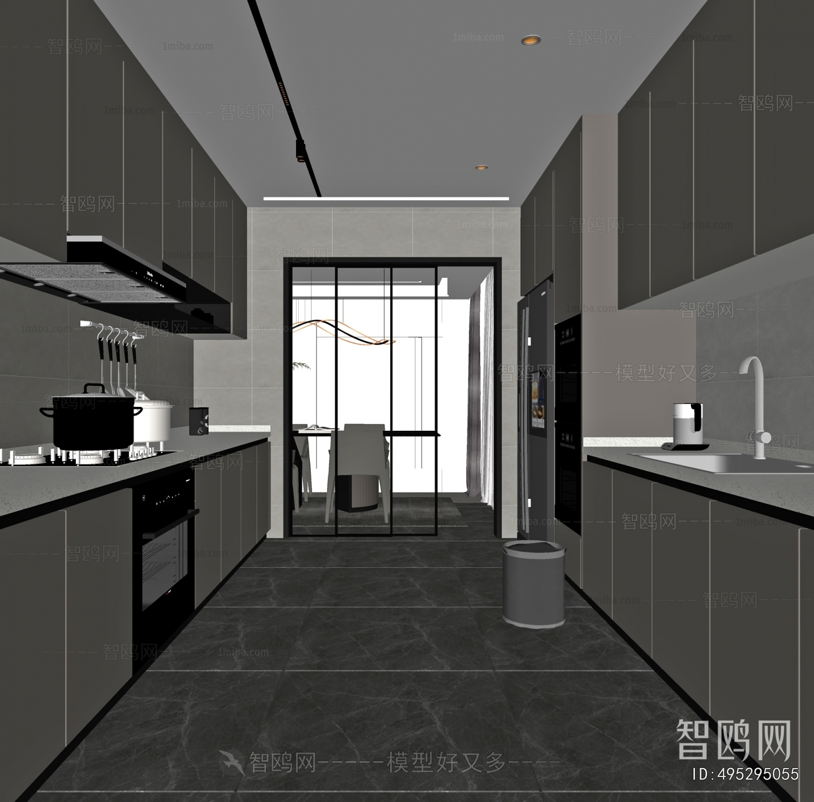 Modern The Kitchen