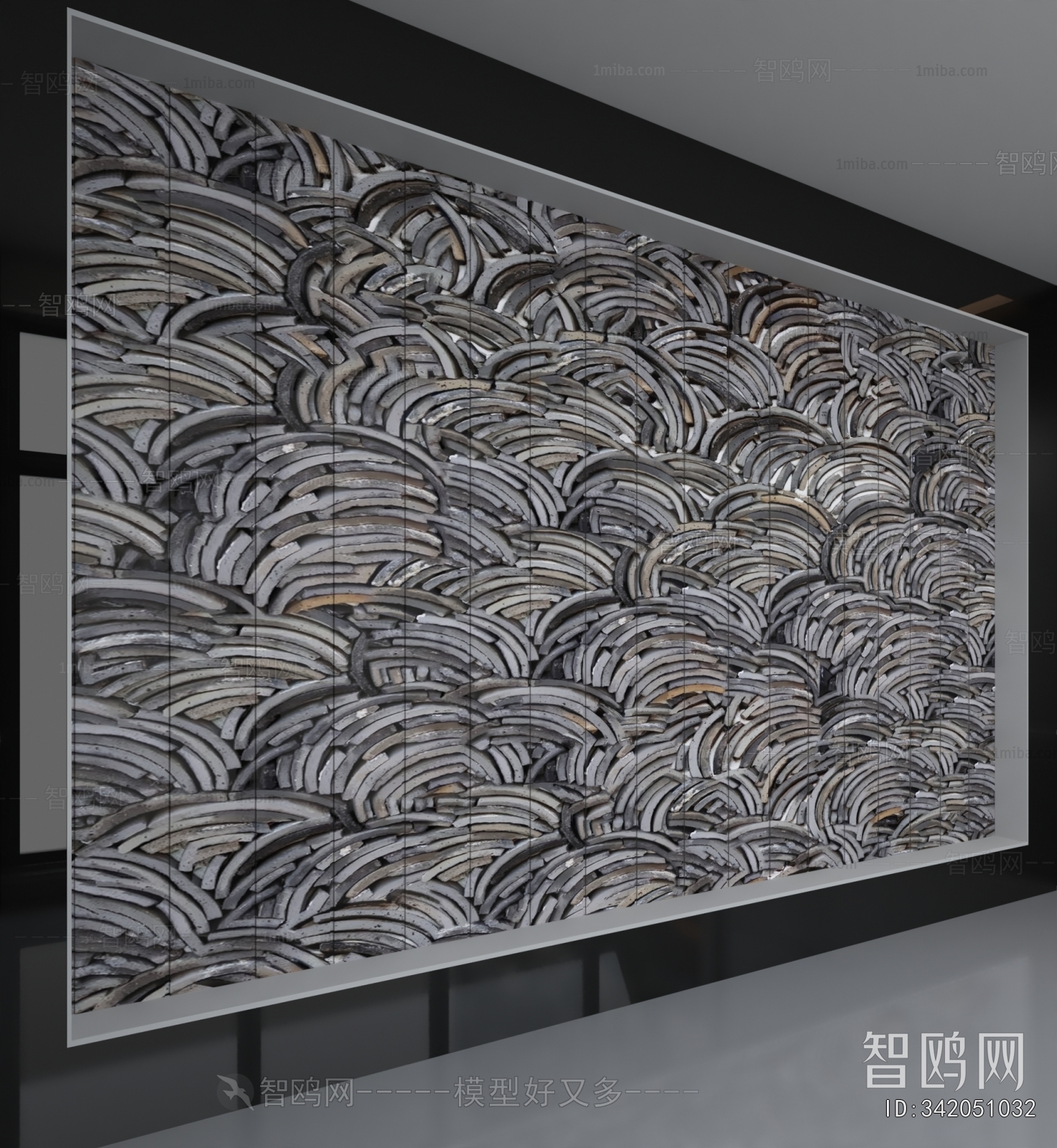 New Chinese Style TV Wall