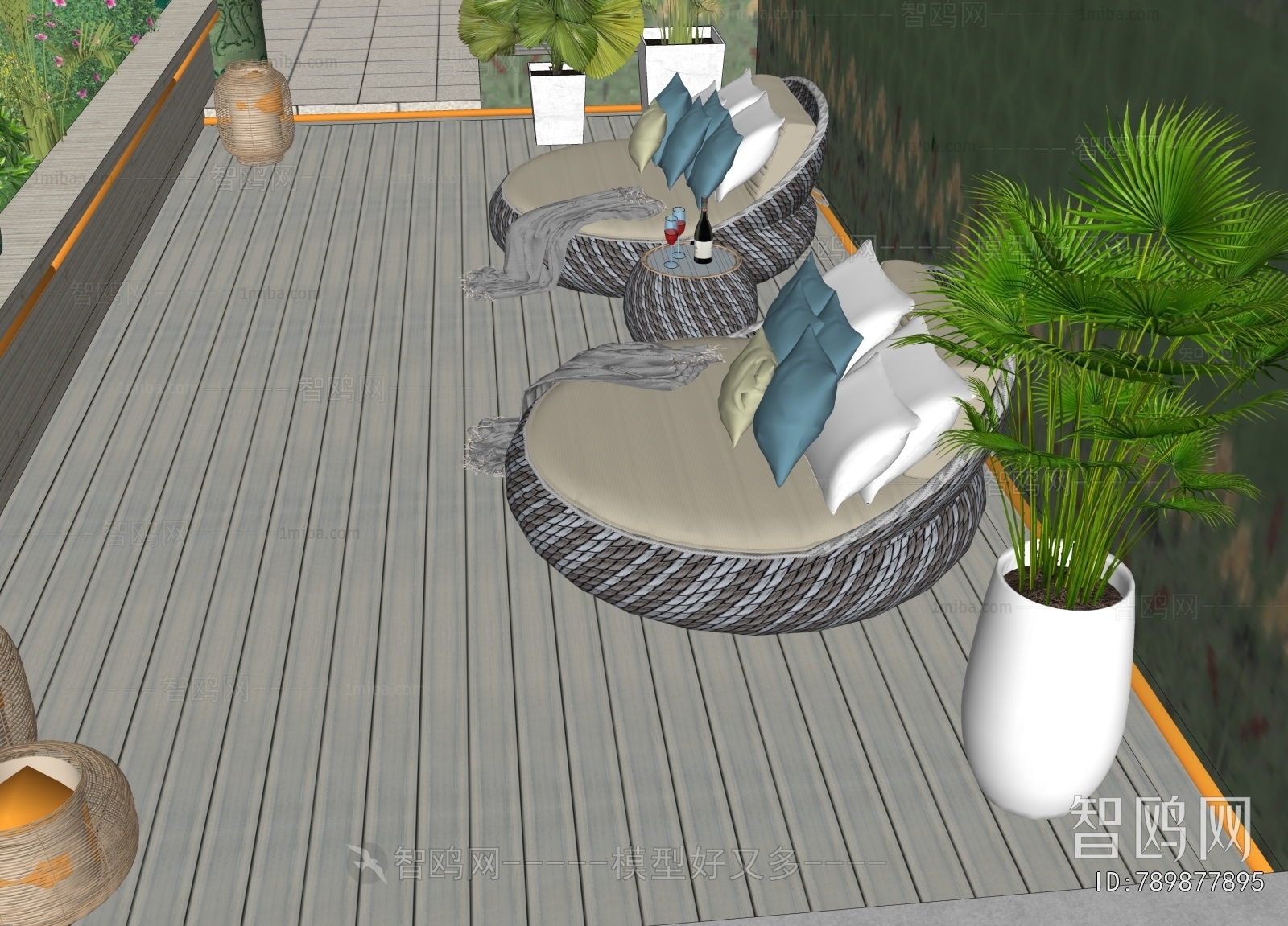 Modern Courtyard/landscape