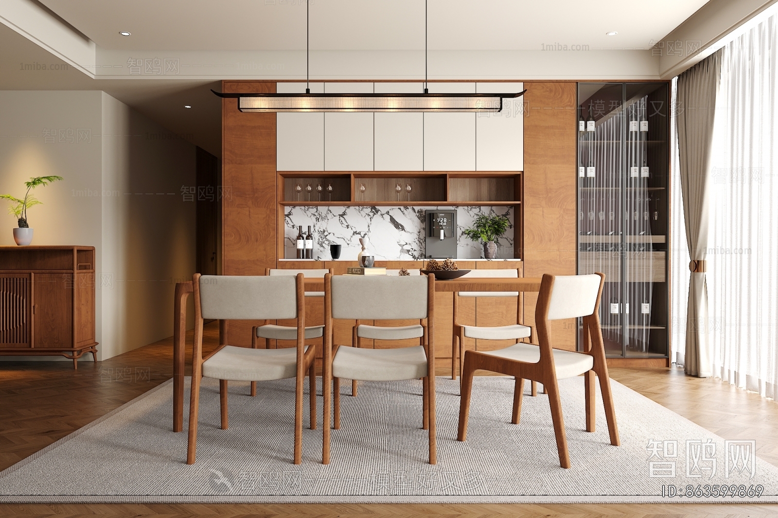 New Chinese Style Dining Room