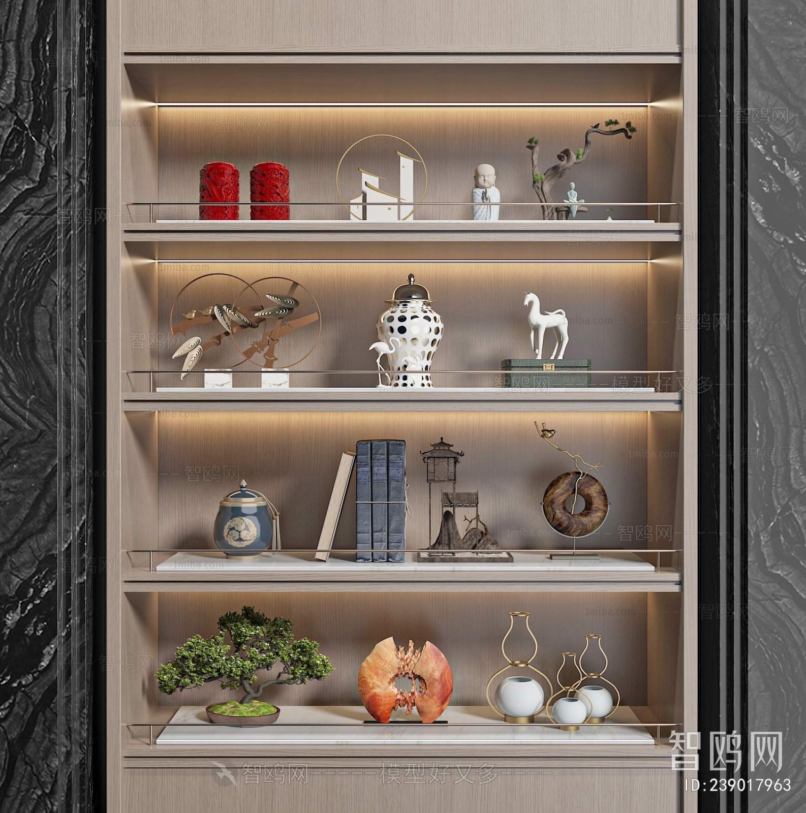 New Chinese Style Decorative Set