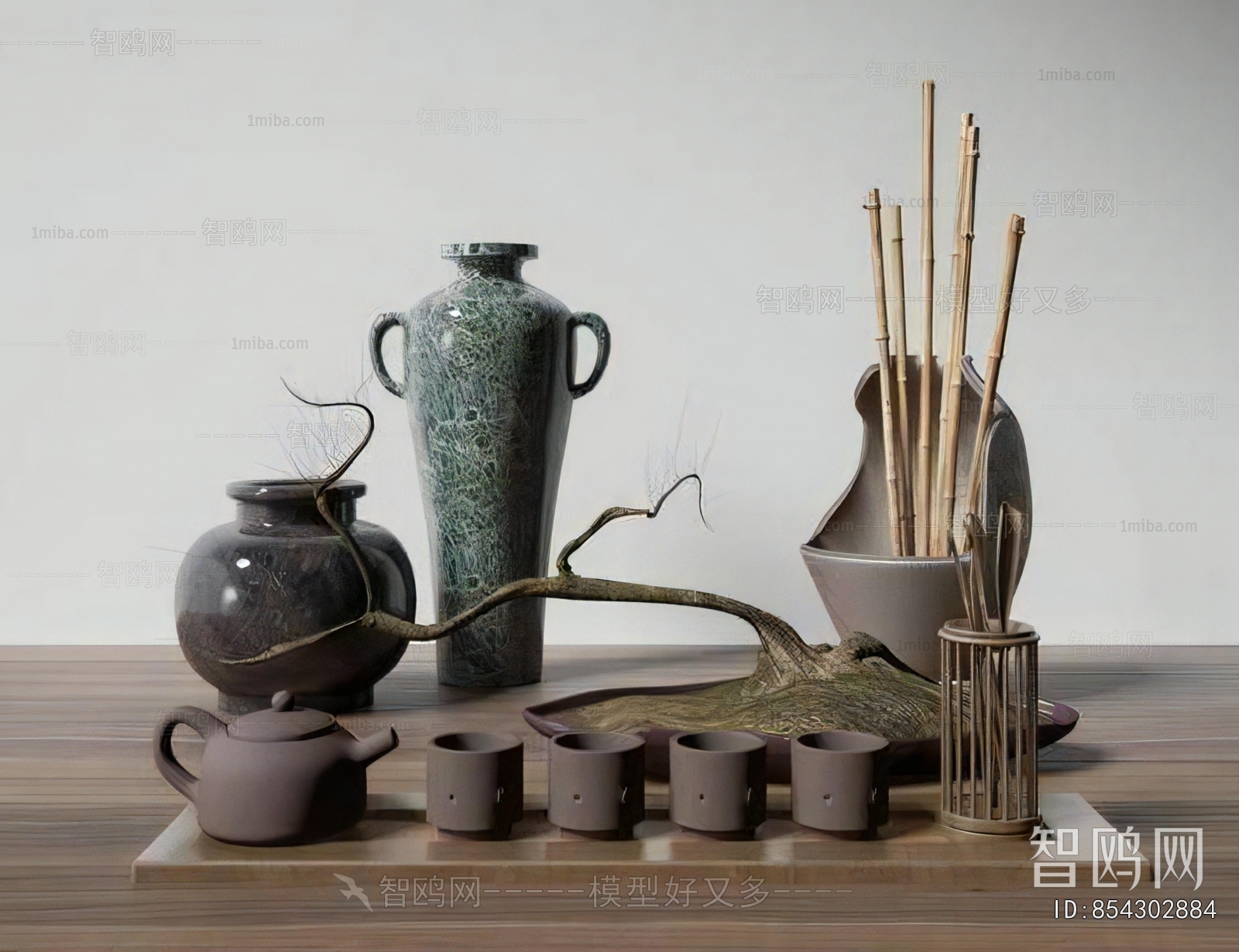 New Chinese Style Decorative Set
