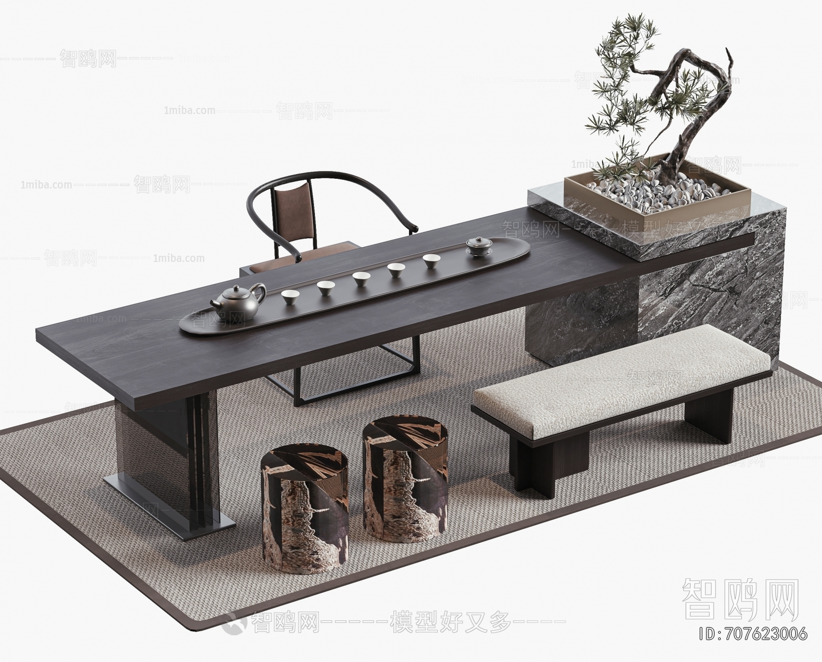 New Chinese Style Tea Tables And Chairs