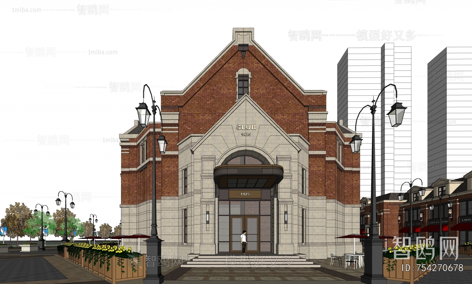 Classical Style Commercial Street