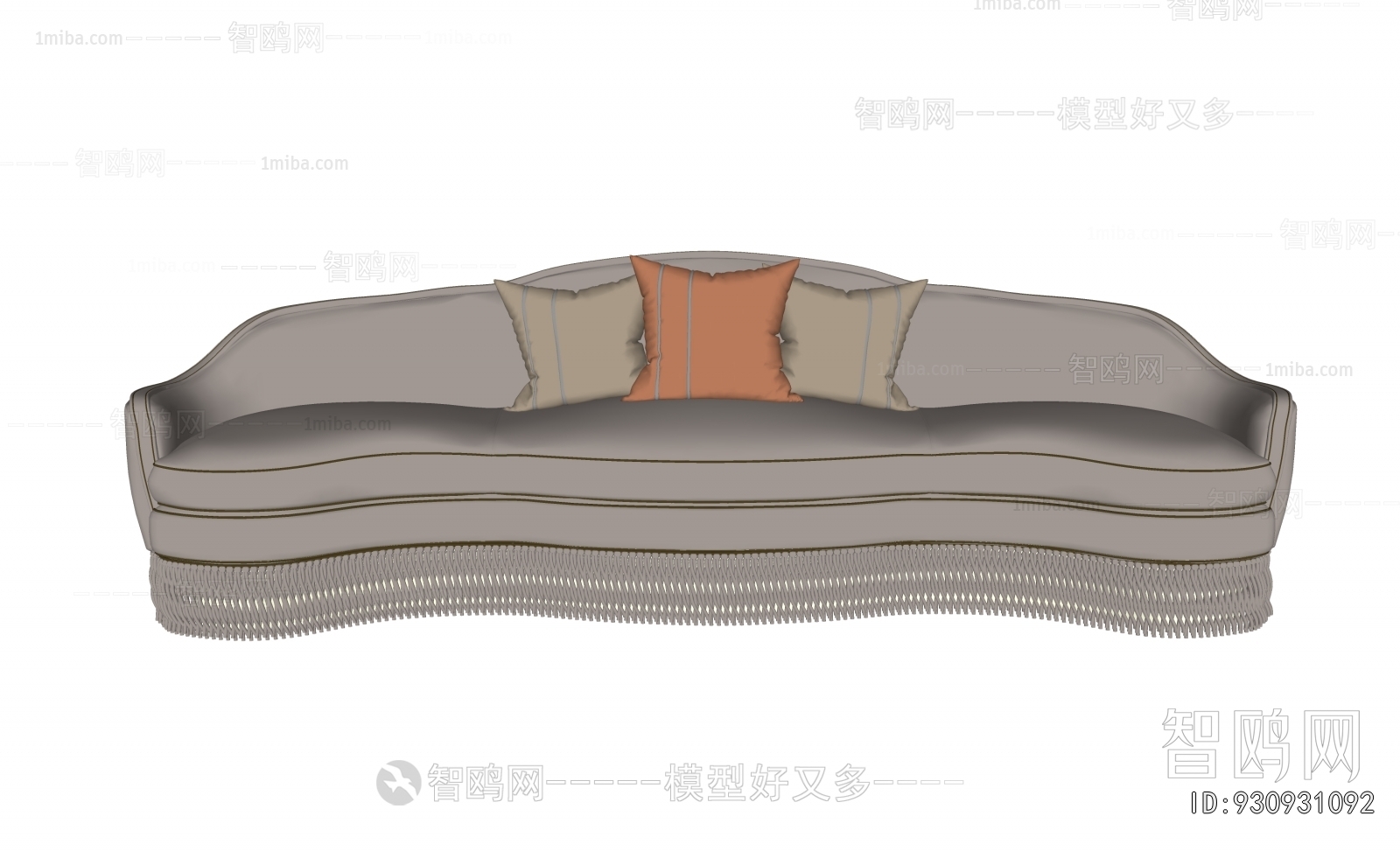 American Style Three-seat Sofa