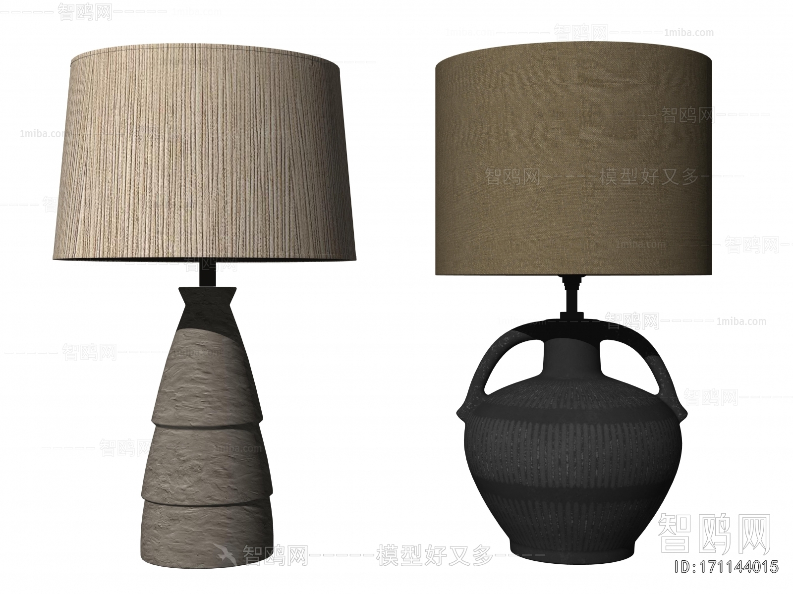 Wabi-sabi Style Table Lamp