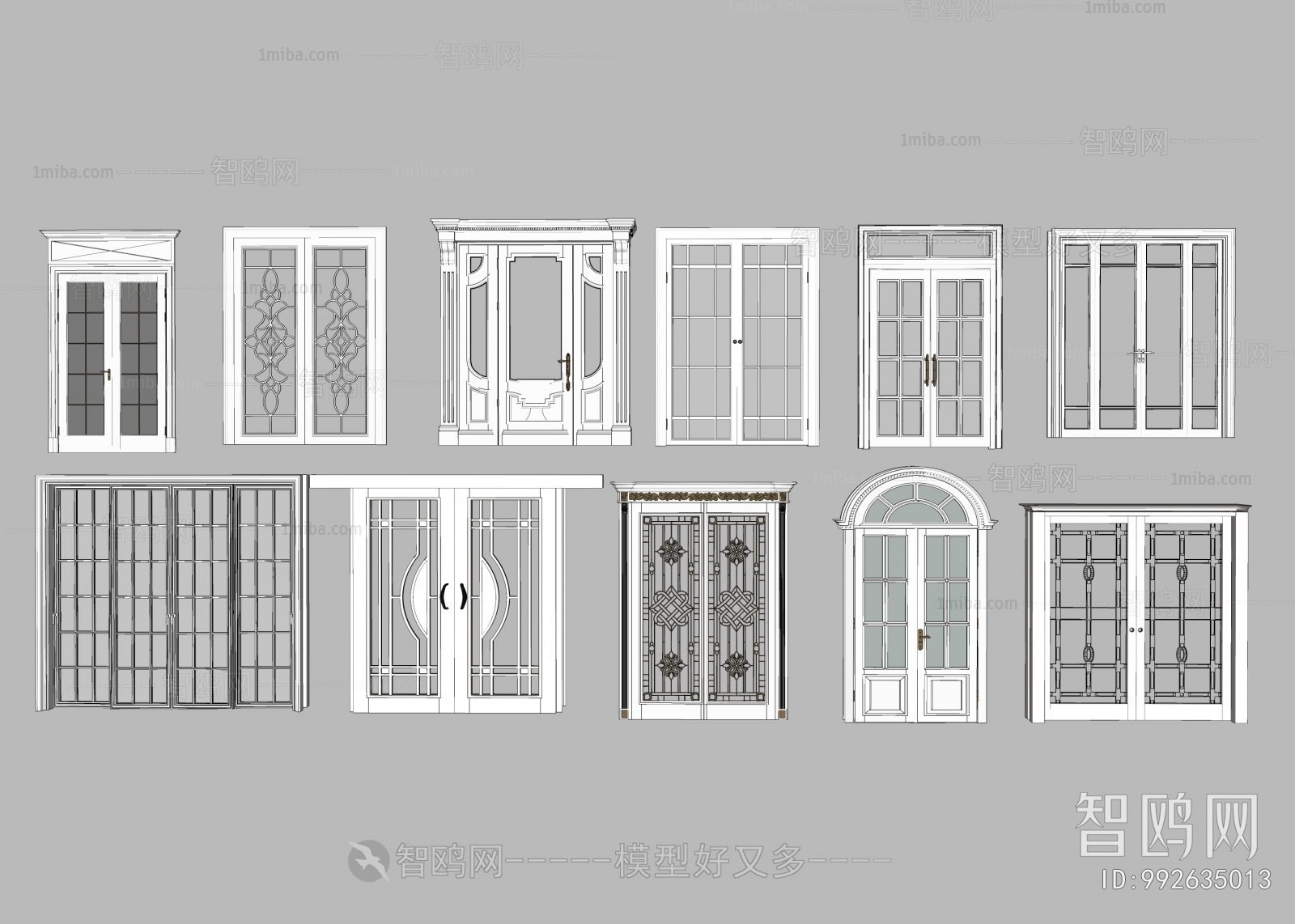 American Style Double Door