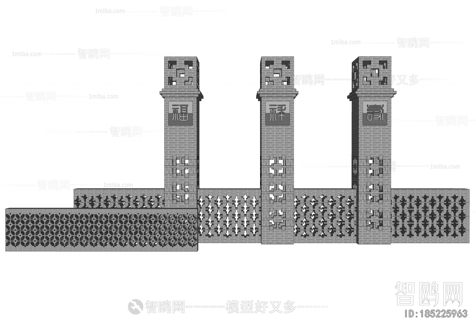 New Chinese Style Landscape Wall
