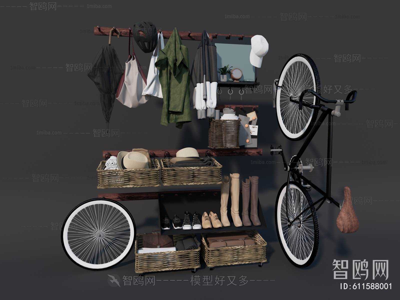 Modern Clothes, Bags And Shoes