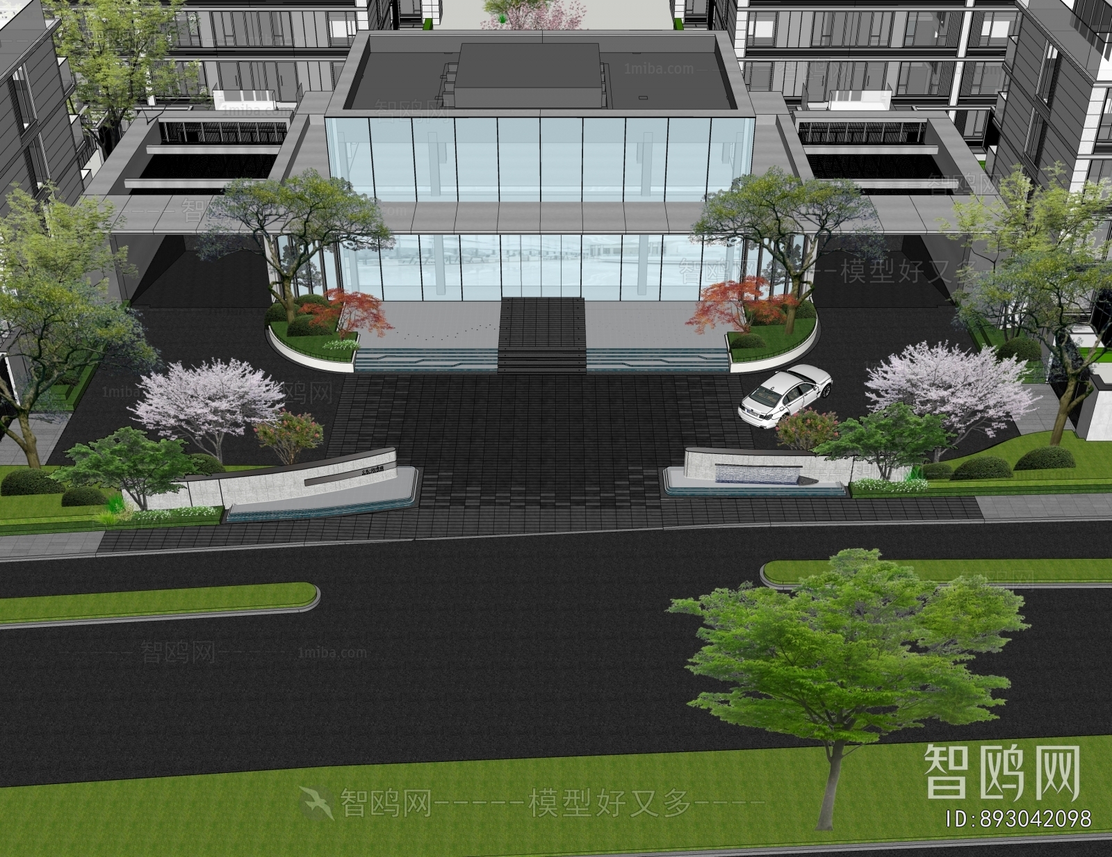 Modern Appearance Of Commercial Building