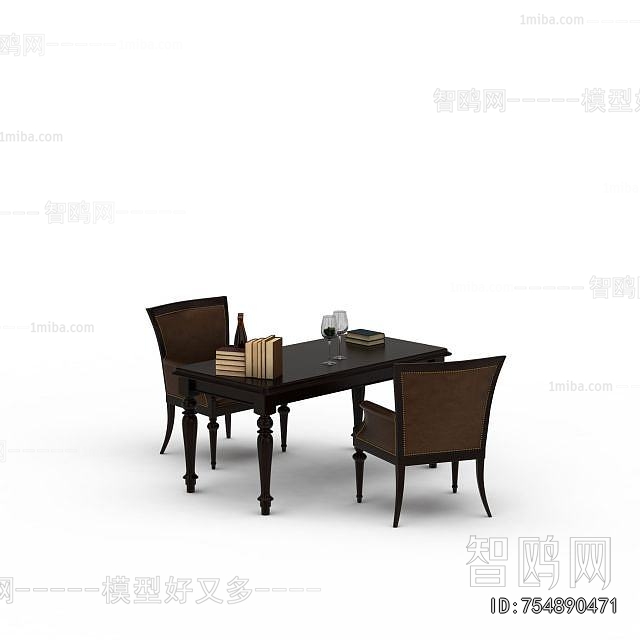 European Style Dining Table And Chairs